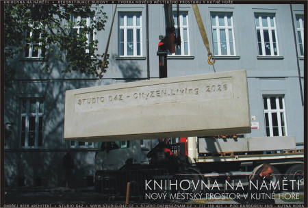 KUTNÁ HORA - NA NÁMĚTI | Přeprava poměrně dost důležitého betonového prvku :)